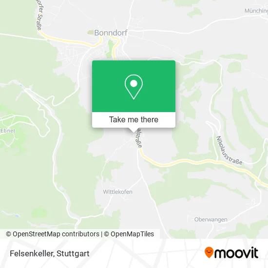 Карта Felsenkeller