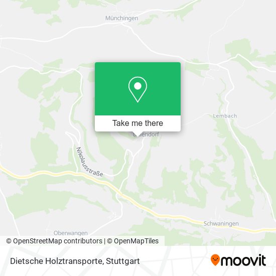 Dietsche Holztransporte map