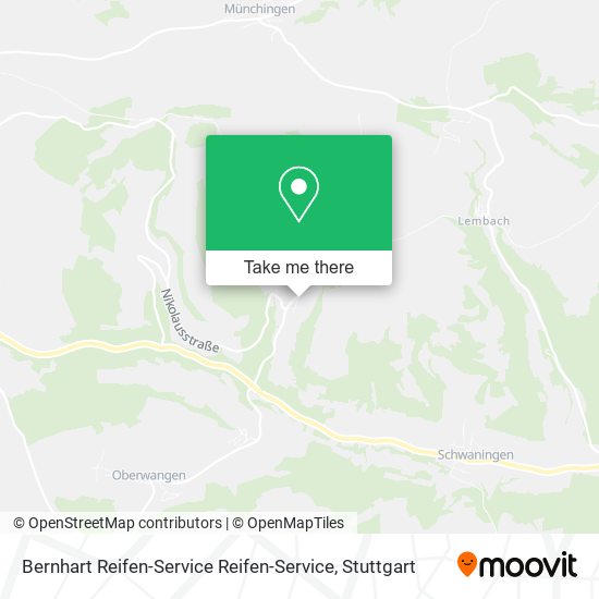 Bernhart Reifen-Service Reifen-Service map