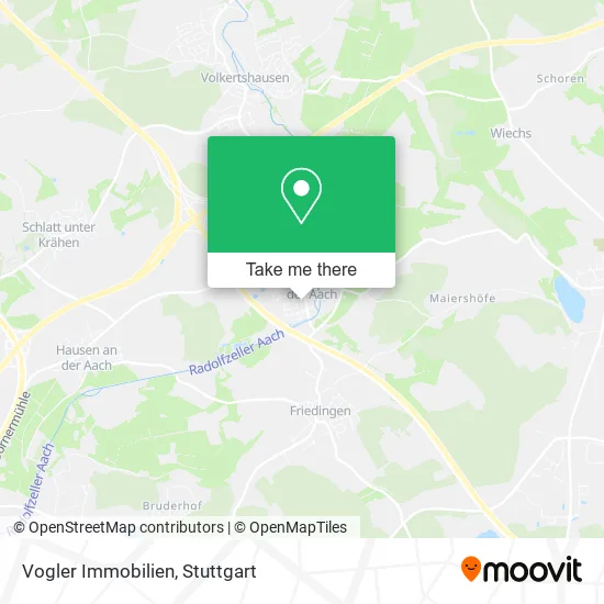Карта Vogler Immobilien