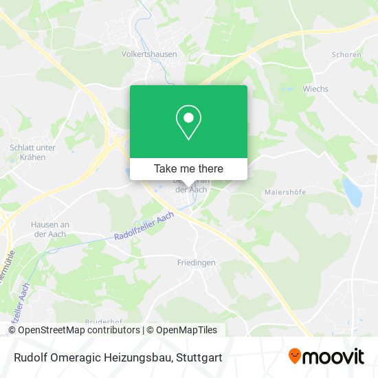 Rudolf Omeragic Heizungsbau map