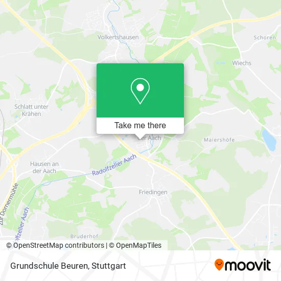 Карта Grundschule Beuren