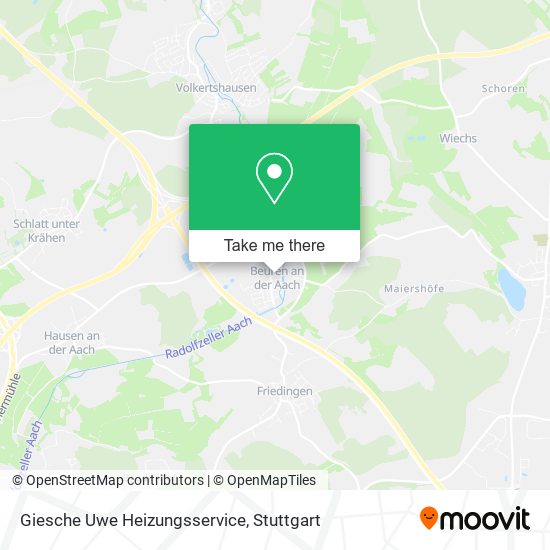 Giesche Uwe Heizungsservice map