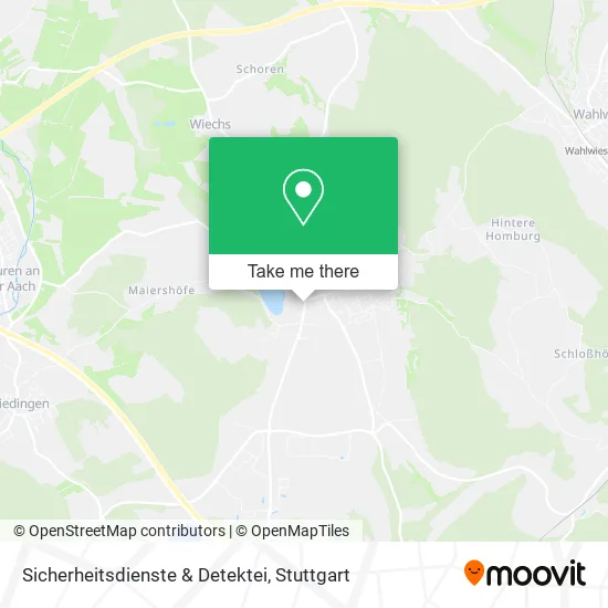 Карта Sicherheitsdienste & Detektei