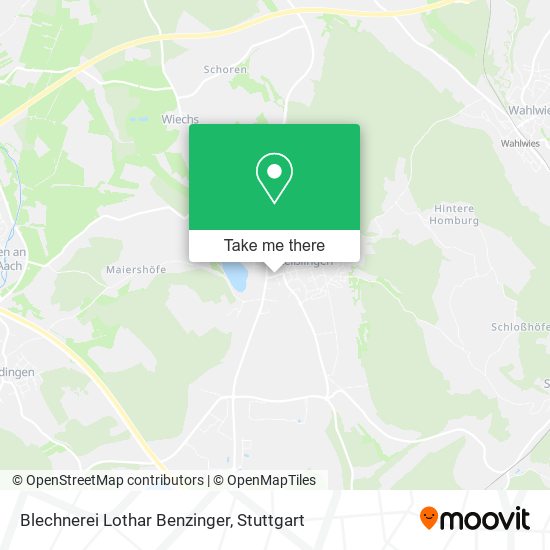 Blechnerei Lothar Benzinger map