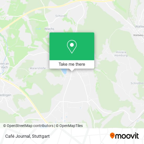 Café Journal map
