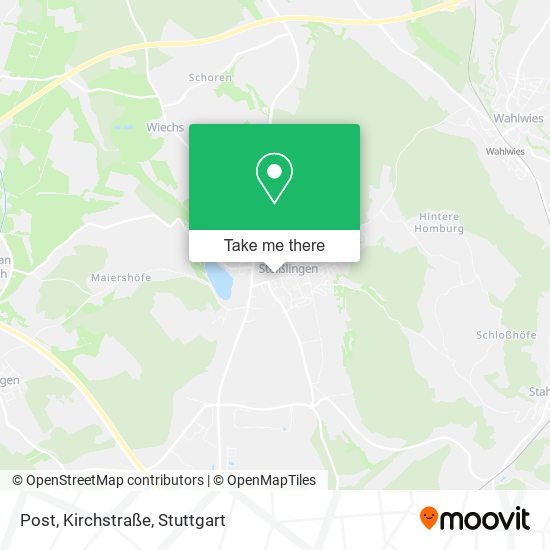 Post, Kirchstraße map