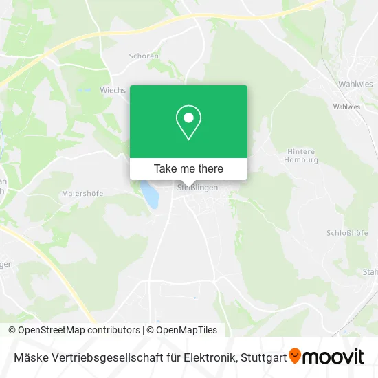 Карта Mäske Vertriebsgesellschaft für Elektronik