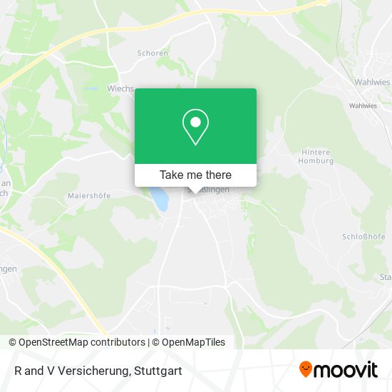 R and V Versicherung map