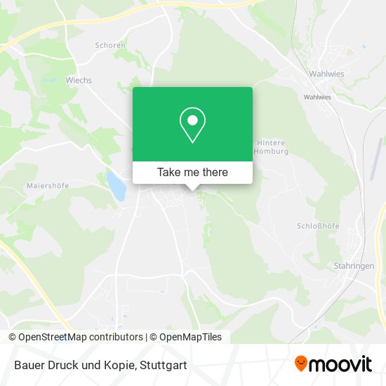 Bauer Druck und Kopie map