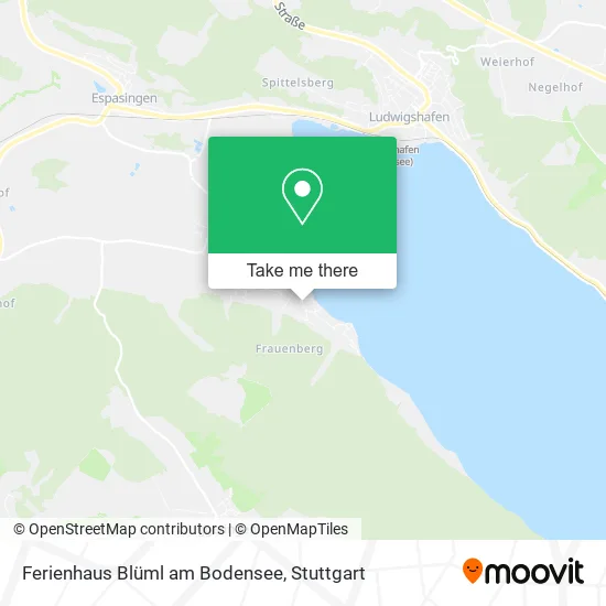 Карта Ferienhaus Blüml am Bodensee