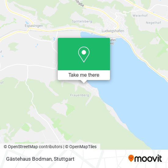 Gästehaus Bodman map