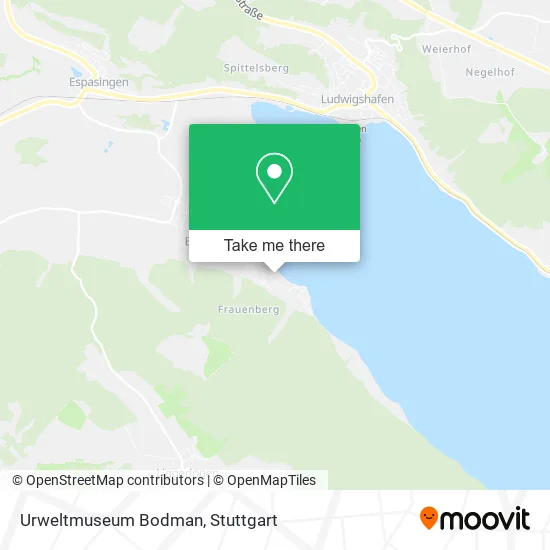 Карта Urweltmuseum Bodman