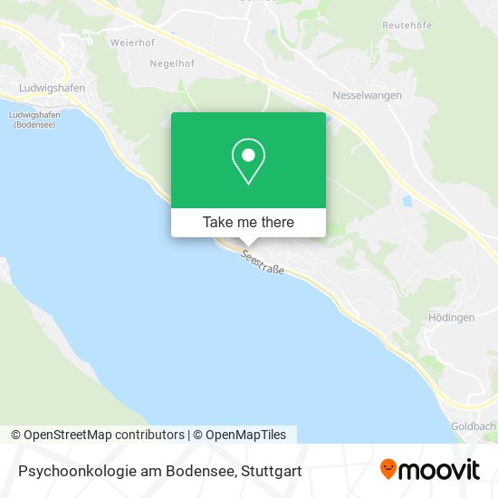 Psychoonkologie am Bodensee map