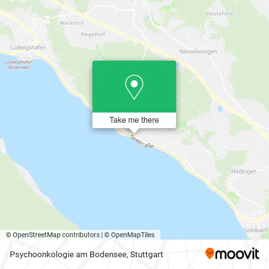 Карта Psychoonkologie am Bodensee