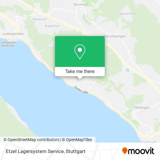 Etzel Lagersystem Service map