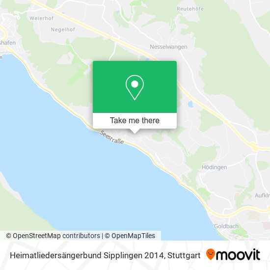Heimatliedersängerbund Sipplingen 2014 map