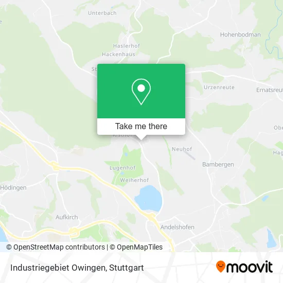Карта Industriegebiet Owingen