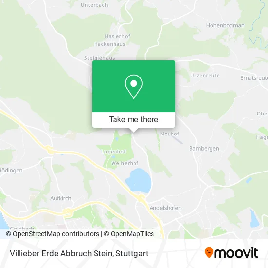 Карта Villieber Erde Abbruch Stein