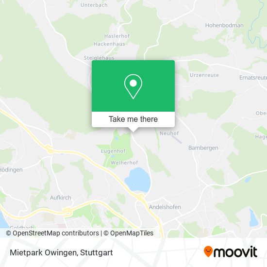 Карта Mietpark Owingen