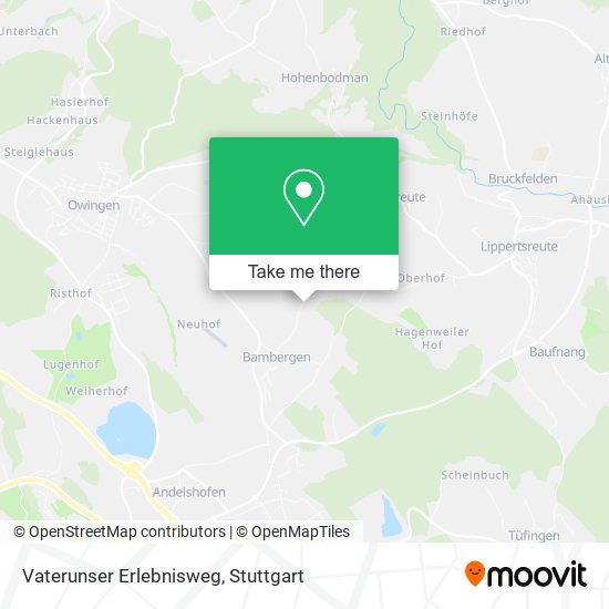 Vaterunser Erlebnisweg map