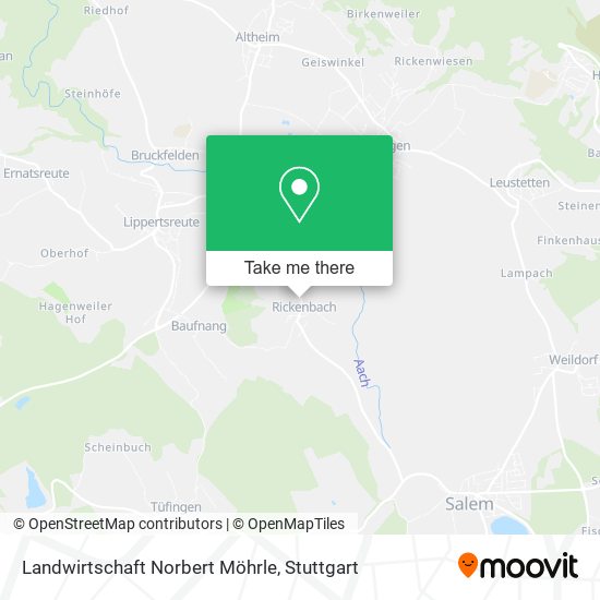 Landwirtschaft Norbert Möhrle map