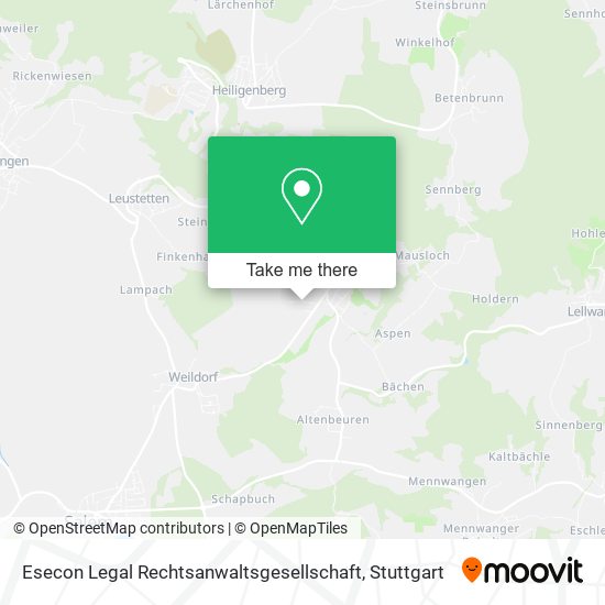Esecon Legal Rechtsanwaltsgesellschaft map