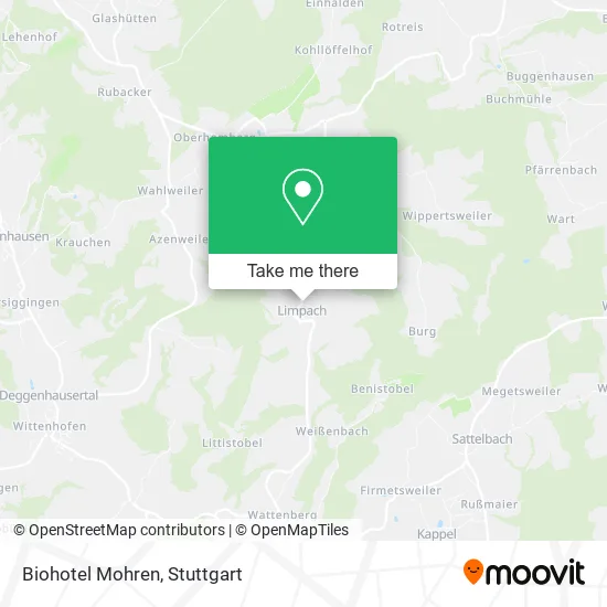 Карта Biohotel Mohren