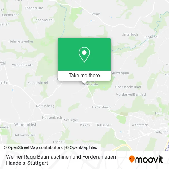 Карта Werner Ragg Baumaschinen und Förderanlagen Handels