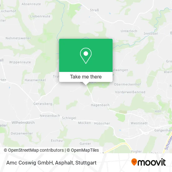 Карта Amc Coswig GmbH, Asphalt