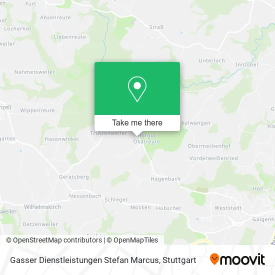 Карта Gasser Dienstleistungen Stefan Marcus