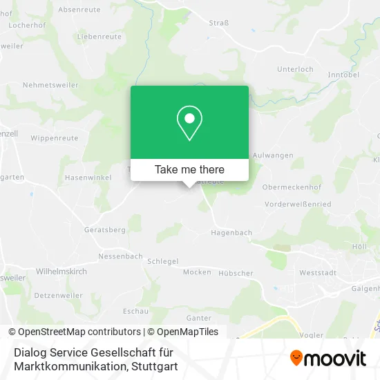 Карта Dialog Service Gesellschaft für Marktkommunikation