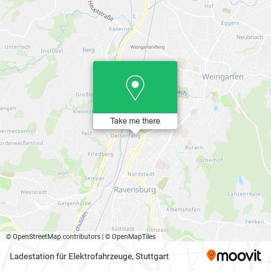 Ladestation für Elektrofahrzeuge map