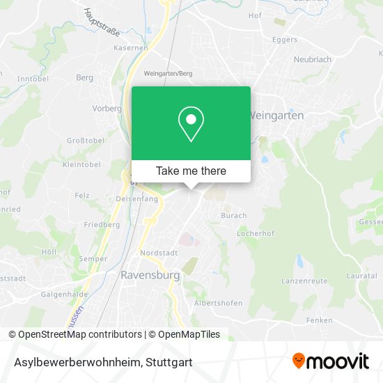 Asylbewerberwohnheim map