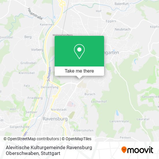 Alevitische Kulturgemeinde Ravensburg Oberschwaben map