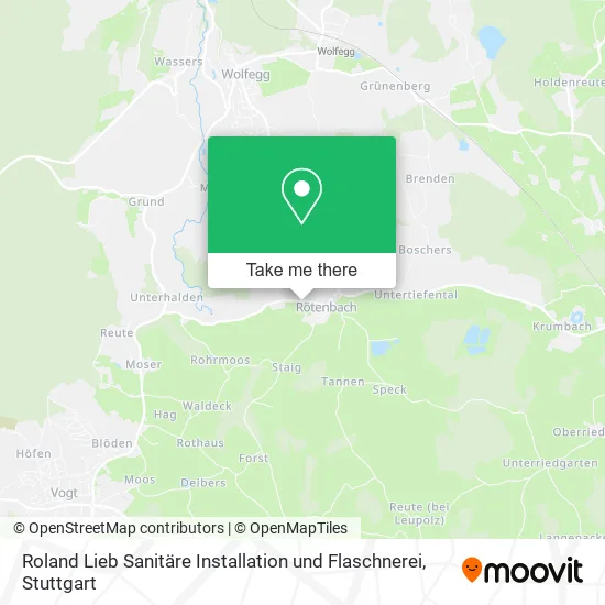 Карта Roland Lieb Sanitäre Installation und Flaschnerei