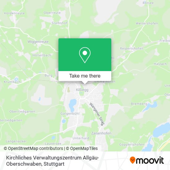 Kirchliches Verwaltungszentrum Allgäu-Oberschwaben map