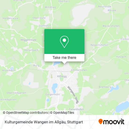 Kulturgemeinde Wangen im Allgäu map