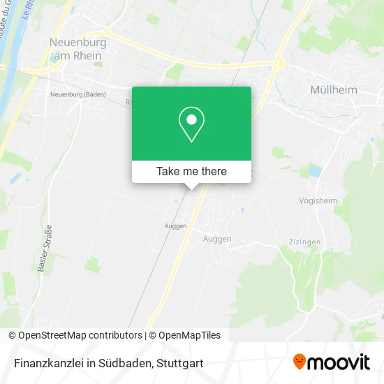 Карта Finanzkanzlei in Südbaden
