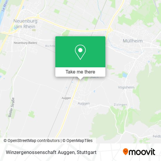 Карта Winzergenossenschaft Auggen