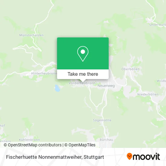 Карта Fischerhuette Nonnenmattweiher