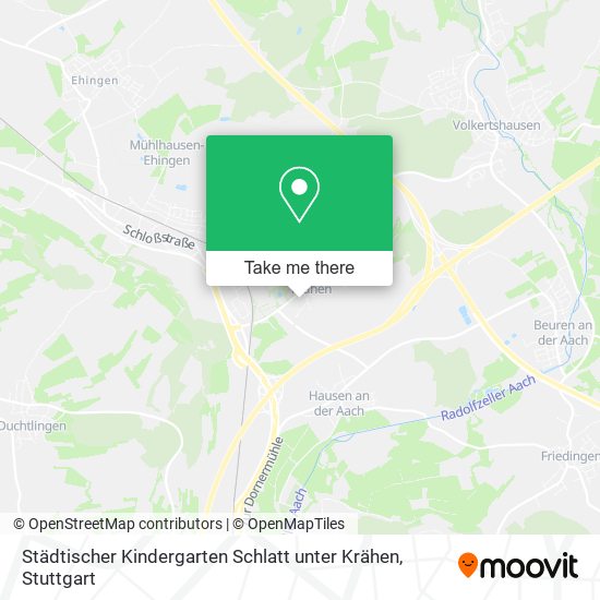 Städtischer Kindergarten Schlatt unter Krähen map