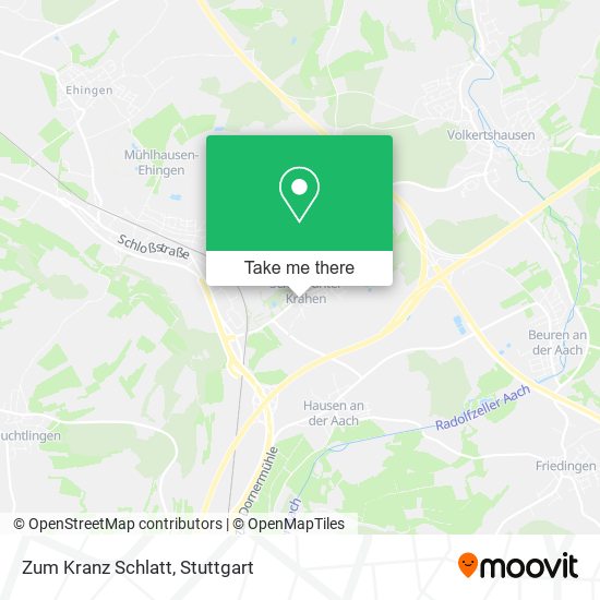 Zum Kranz Schlatt map