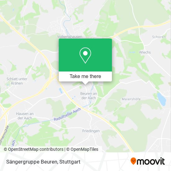 Sängergruppe Beuren map