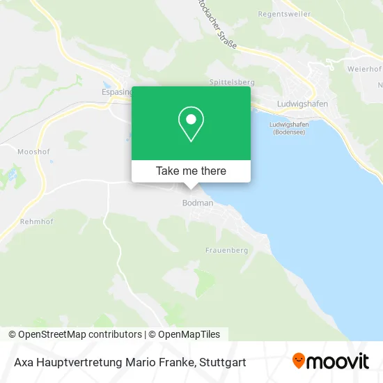 Карта Axa Hauptvertretung Mario Franke