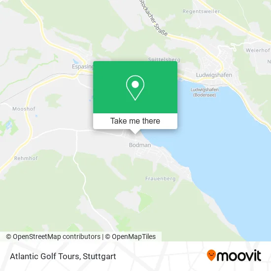 Карта Atlantic Golf Tours