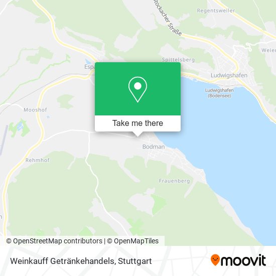 Карта Weinkauff Getränkehandels