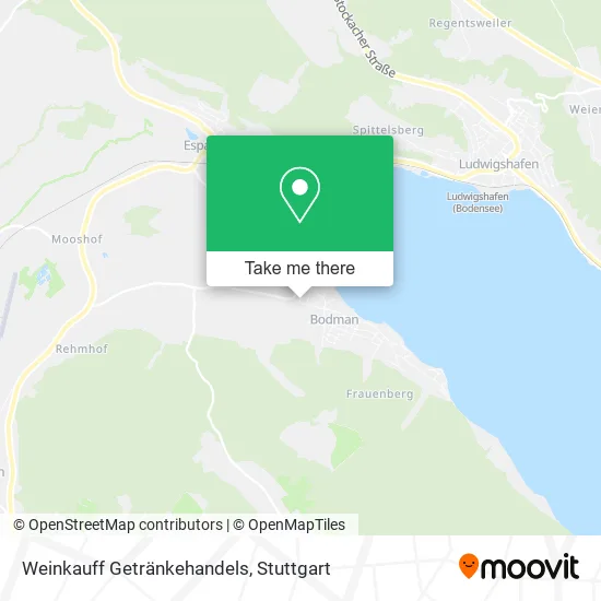 Карта Weinkauff Getränkehandels