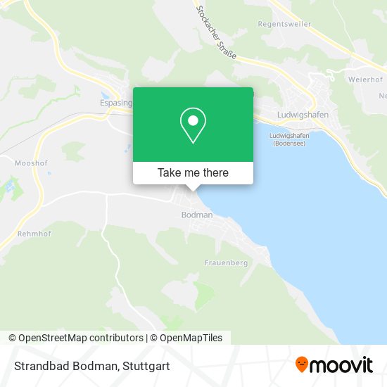 Карта Strandbad Bodman