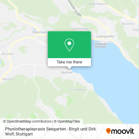 Карта Physiotherapiepraxis Seegarten - Birgit und Dirk Wolf